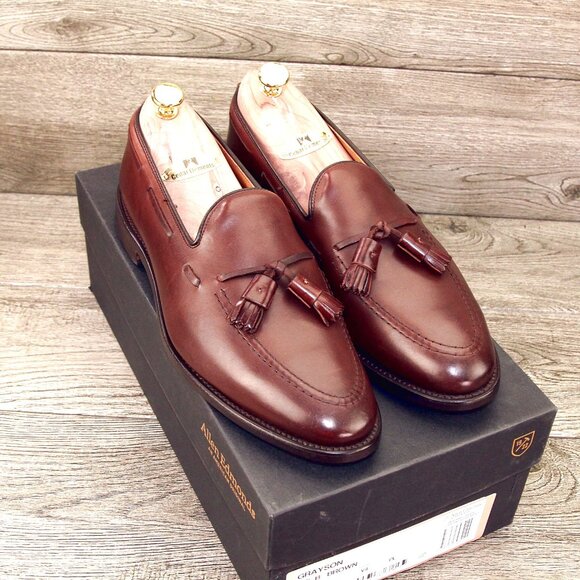 * NIB * $395 Allen Edmonds GRAYSON Dress Loafer 10.5 B Narrow * add $15 Trees main image 11